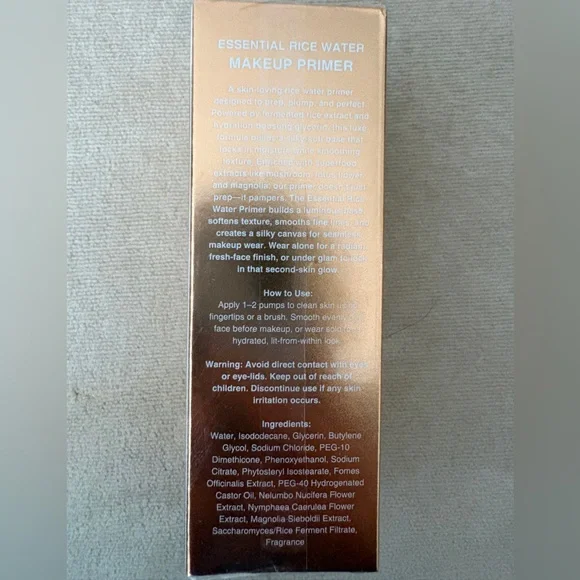 BISHA Essential Rice Water Makeup Primer New In Box - Picture 3 of 6